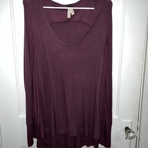 Free People Purple Tunic